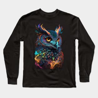 Psychedelic Owl 2 Long Sleeve T-Shirt